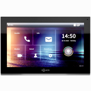 GOLIATH Hybrid IP Video Türsprechanlage | 10 Zoll HD Monitor | Smartphone App | 8GB + PoE | Schwarz