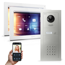 GOLIATH Hybrid IP Videotürsprechanlage | App | 1-Familienhaus | 2x 10 Zoll HD | Keypad | 180 Grad