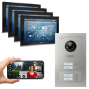 GOLIATH Hybrid IP Video Türsprechanlage | App | 4 Fam | 4x10