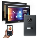 GOLIATH Hybrid IP Videotürsprechanlage | Anthrazit | 1-Fam | 2x 10