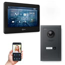 GOLIATH Hybrid IP Video Türsprechanlage mit App | Anthrazit | 1-Familie | 7