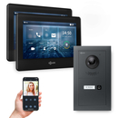 GOLIATH Hybrid IP Videotürsprechanlage | App | Anthrazit | 1-Familie | 2x 7