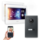 GOLIATH Hybrid IP Gegensprechanlage mit App | Anthrazit | 1-Familie | 2x 7