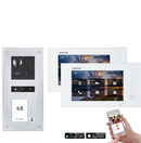 Balter ERA IP Türsprechanlage, WLAN, RFID und 2-Draht BUS für 1-Familienhaus, 2 x 7″ Monitor