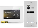 BALTER EVO HD - 2-Draht IP-BUS KIT, Silver Full HD Türstation für 1 Teilnehmer, 175° + HD 7