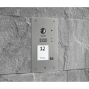 BALTER EVIDA Silver RFID Edelstahl-Türstation für 1 Teilnehmer, 2-Draht BUS Technologie (Video / Audio / Strom), 170° Ultra-Weitwinkelkamera