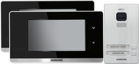 samsung-video-tuersprechanlage-2x-7--full-touch-innenstation-mit-2-fam--aussenstation-komplett-set