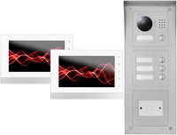 goliath-ip-video-tuersprechanlage-2x-7--innen--und-2-fam--hd-aussenstation---rfid--aufputz-set
