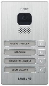 samsung-video-tuersprechanlage-4x-7--full-touch-innenstation-mit-4-fam--aussenstation-komplett-set