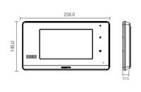 samsung-video-tuersprechanlage-2x-7--full-touch-innenstation-mit-2-fam--aussenstation-komplett-set