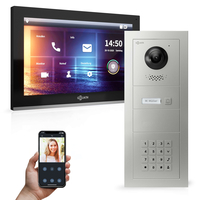  GOLIATH Hybrid IP Videotürsprechanlage | App | 1-Familie | 10 Zoll HD | Keypad | 180° Kamera 