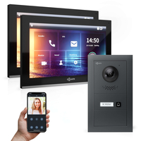 GOLIATH Hybrid IP Gegensprechanlage mit App | Anthrazit | 1-Familie | 2x 10