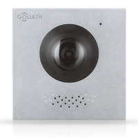 GOLIATH Hybrid IP & 2-Draht BUS Video Türsprechanlage | Kamera Modul | 2MP | IR | App | 180° Winkel