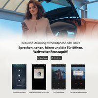 GOLIATH Hybrid IP & 2-Draht BUS Video Türsprechanlage | Kamera Modul | 2MP | IR | App | 180° Winkel