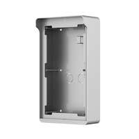 GOLIATH IP & 2-Draht Video Türsprechanlage | 2-Fach Aufputzgehäuse | Aluminium | Regenabdeckung 