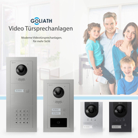 GOLIATH Hybrid 2-Draht BUS Video Türsprechanlage | App | 1 Familie | Aufputz | 7