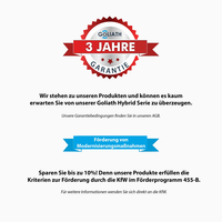 GOLIATH Hybrid 2-Draht BUS Video Türsprechanlage | App | 1 Familie | Aufputz | 7