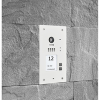 BALTER EVIDA White RFID Edelstahl-Türstation für 2 Teilnehmer, 2-Draht BUS Technologie (Video / Audio / Strom), 170° Ultra-Weitwinkelkamera