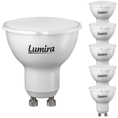 5x-lumira-led-smd-lampe-gu10-5-5w-100°-spot-strahler-leuchte-440-lumen-