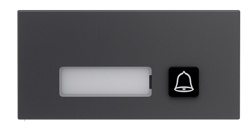 GOLIATH | 1er Klingel Modul | LED Namensschild | Aluminium